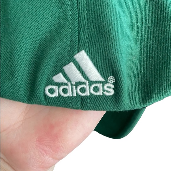 🔥☘️NWOT Adidas Notre Dame Fighting Irish hat L/XL.  Green wool blend embroidery - Picture 2 of 6